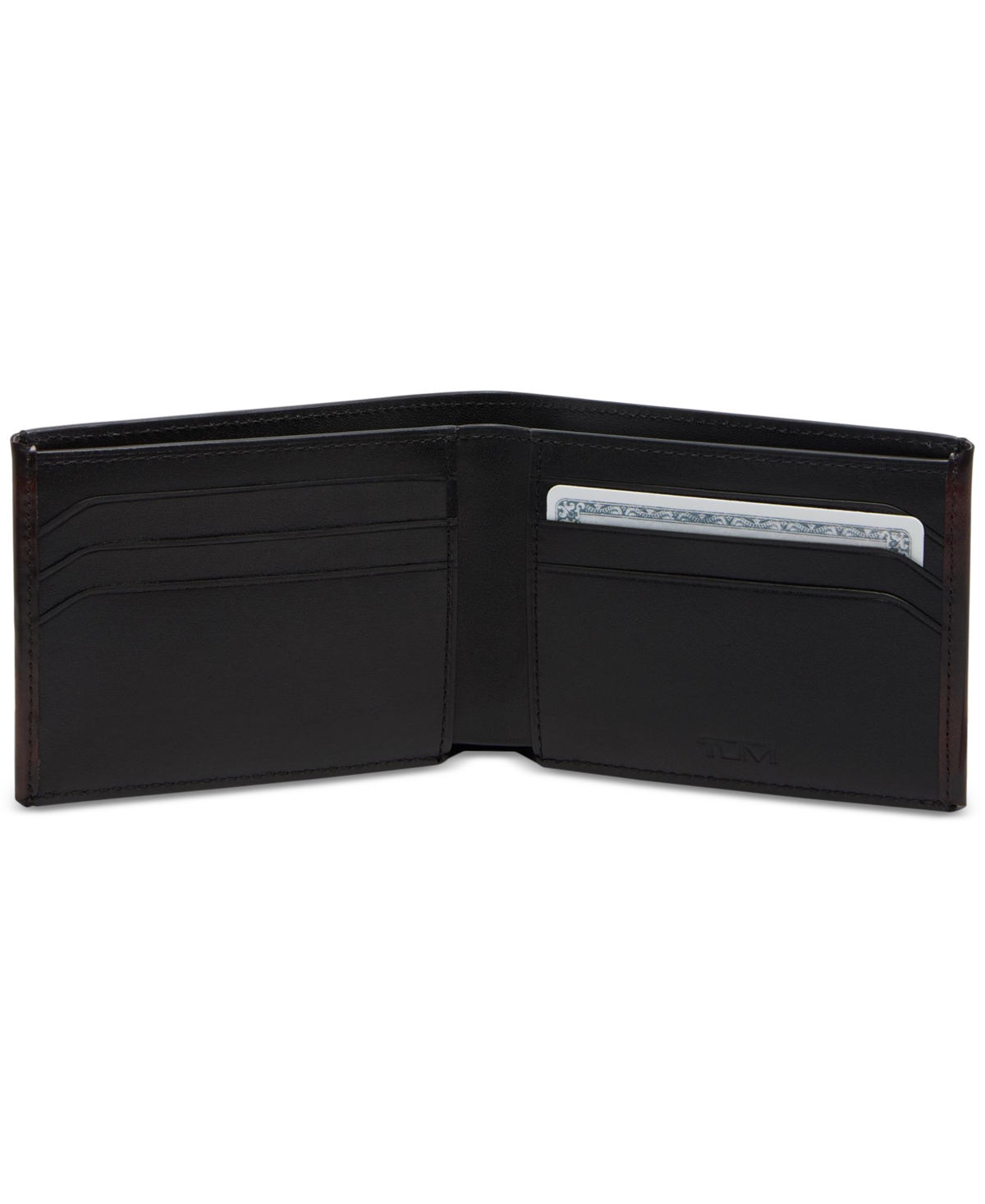 Tumi Nassau Slg Double Billfold Wallet In Brown