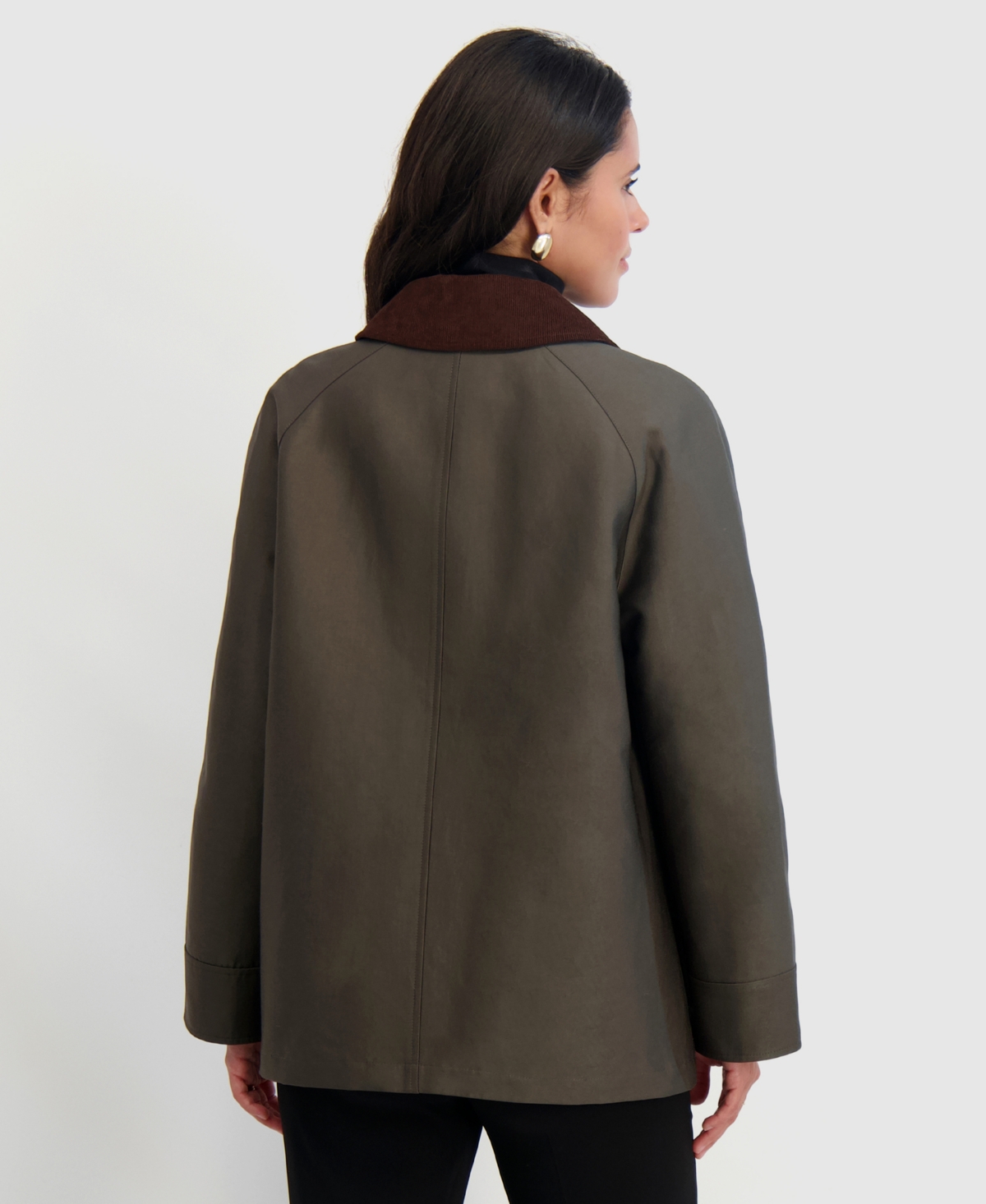Tahari Taylor Barn Jacket In Green
