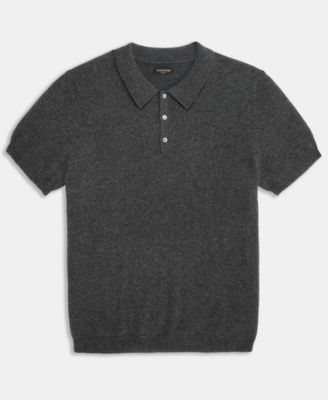 Men's Regular-Fit 100% Cashmere Sweater Polo Shirt, Macy's Exclusive