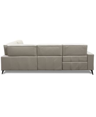 Neiwert 4-Pc. Leather Sofa Sectional with 2 Power Recliners