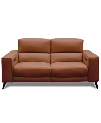 Macy's Neiwert Leather Sectional Collection Exclusively At Macys In Gray