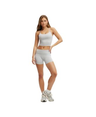 Women's Active Ultra Soft Roll Over Shortie Short