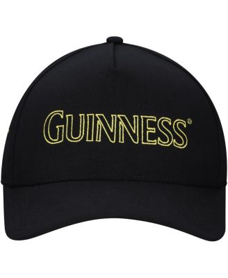 Men's Black Guinness A-Frame Snapback Hat