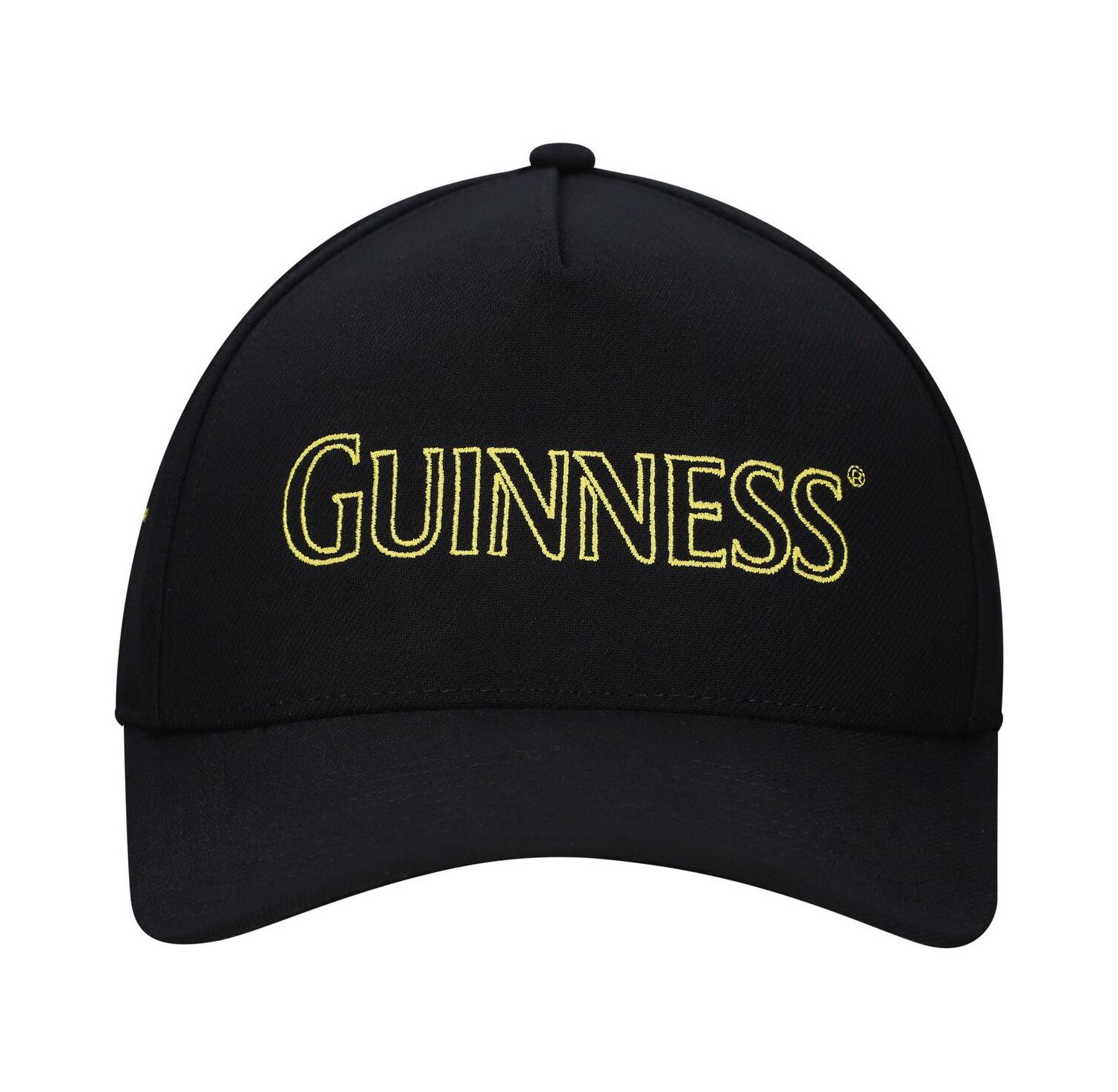 Men's Black Guinness A-Frame Snapback Hat