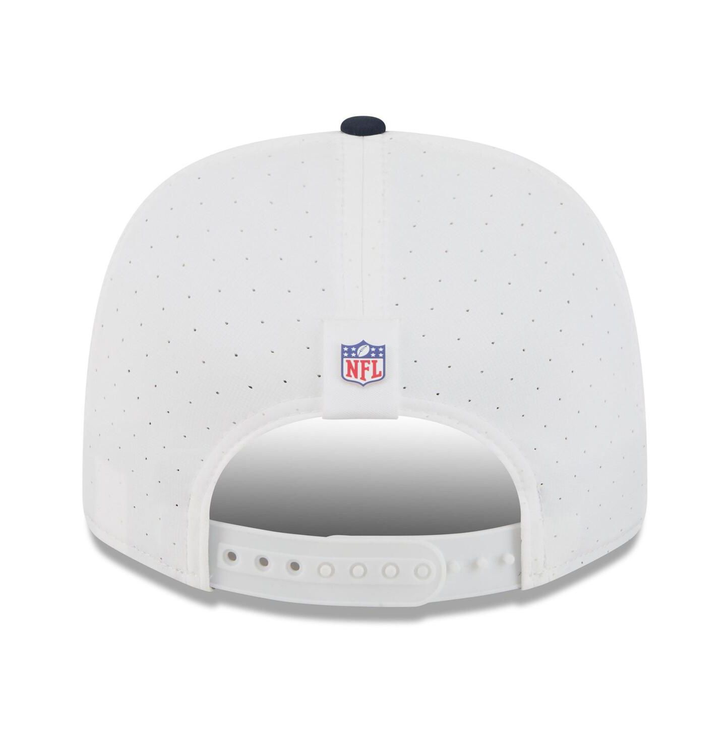 Мужская кепка New Era White/Navy Dallas Cowboys 2025 NFL Training Camp 9SEVENTY Adjustable Hat — фото 3