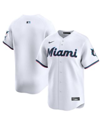 Nike - Men's White Miami Marlins Home Limited Jersey