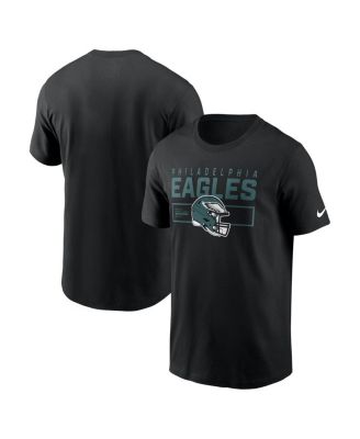 Nike - Men's Black Philadelphia Eagles Primetime Helmet Essential T-Shirt