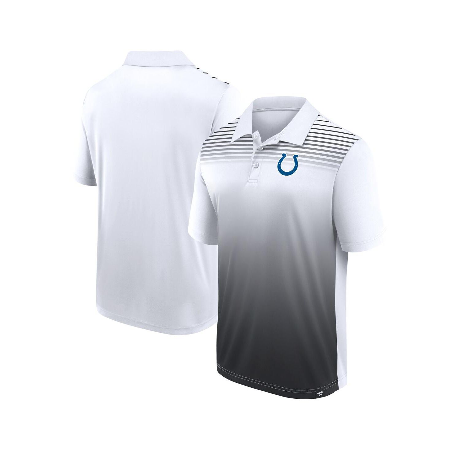 Men's White/Black Indianapolis Colts Sandlot Game Polo Shirt