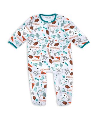 Baby Boys and Girls Miami Dolphins Sleep Play with Bib and Fun Hat Set