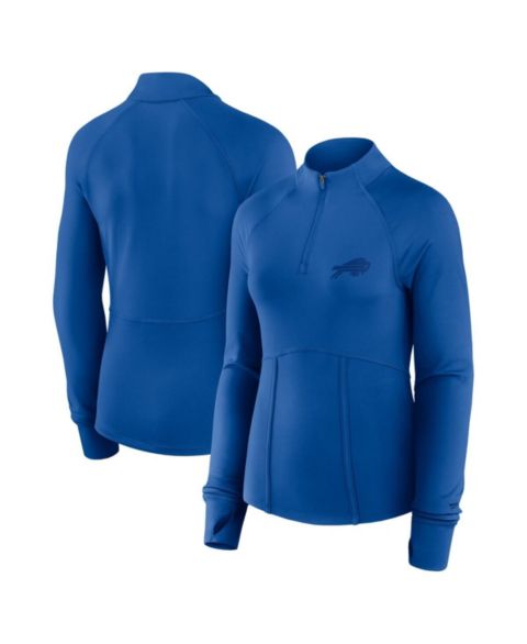 Женские куртки Fanatics Women's Royal Buffalo Bills Elements Quarter-Zip Jacket