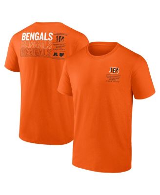 Fanatics - Men's&nbsp;Orange Cincinnati Bengals Repeat Stats T-Shirt