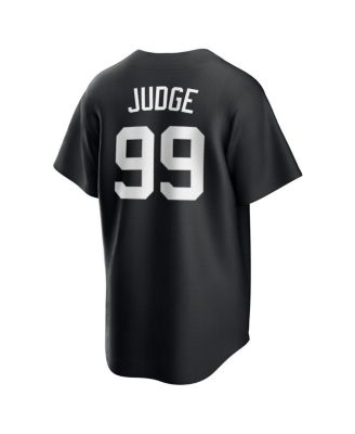 Men's Aaron Judge Black New York Yankees Lights Out Replica Player Jersey