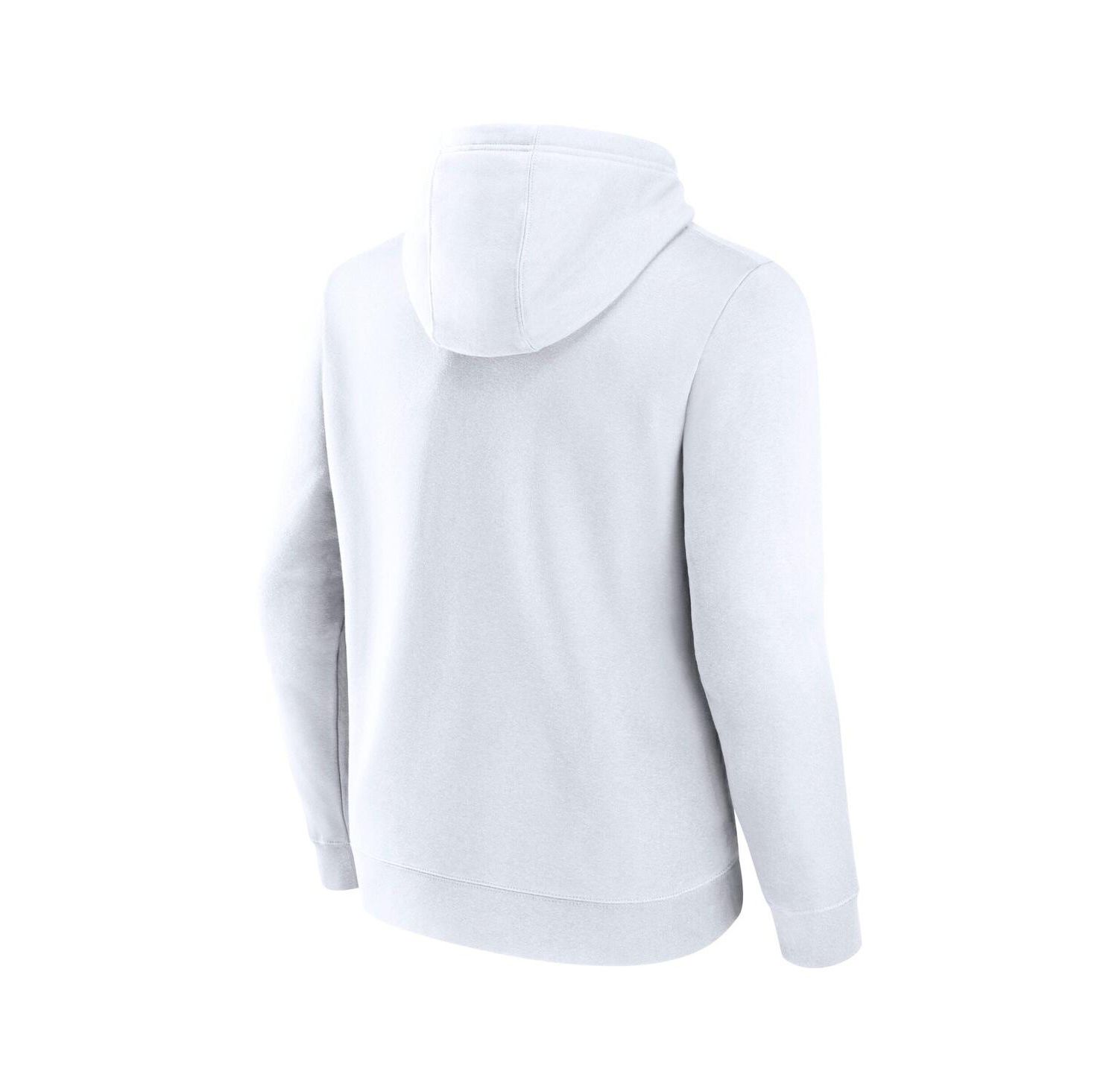 Men's White Loyola Greyhounds Primary Logo Pullover Hoodie