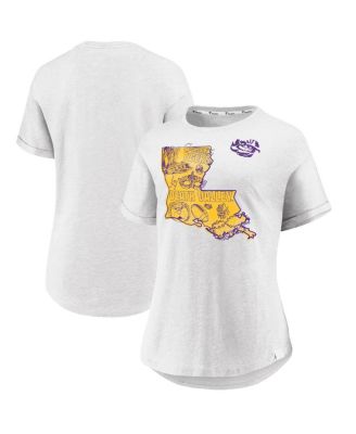 Fanatics - Women's White LSU Tigers True Classics Hometown T-Shirt