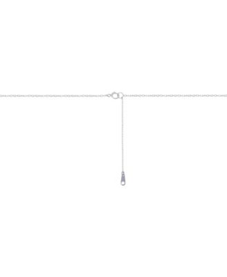 Cubic Zirconia Sisters and Angel Wing Short Pendant Charm Necklace