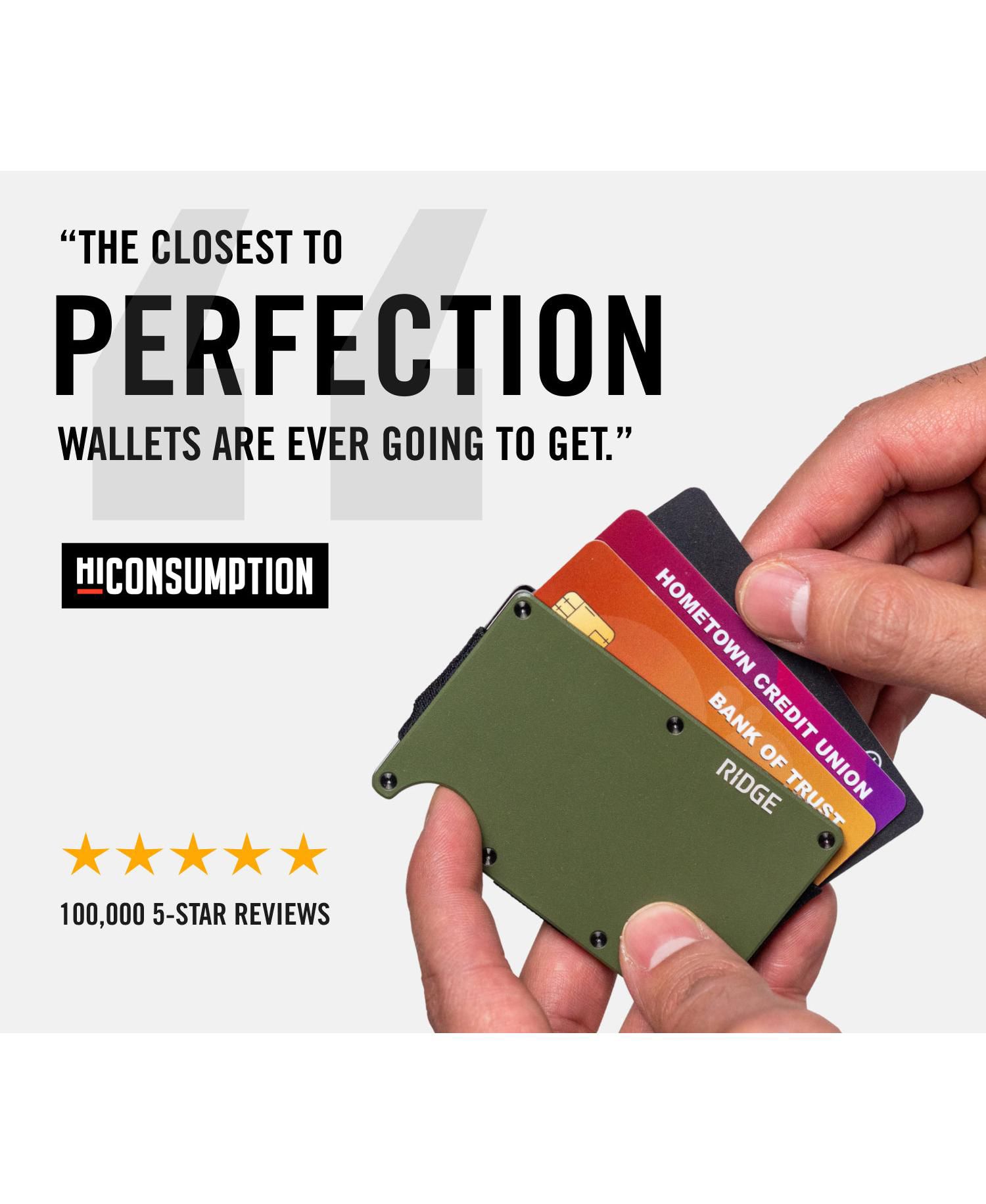 RIDGE WALLET - Royal Black - Cash Strap