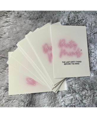 Dirty Minds Bachelorette Party Games for Adults, Bridal Shower Games Quiz with Naughty Clues for 25 Guests, Adult Games for Game Night