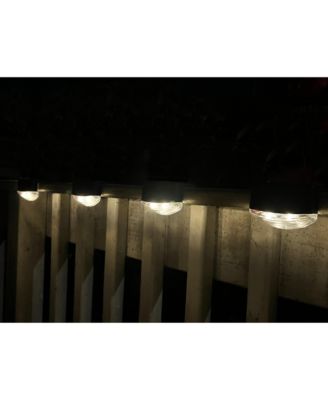 SOLAR LED DECK RAILING LIGHTS- 4 LIGHTS