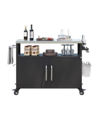 Outdoor Grill Cart Table Kitchen Island