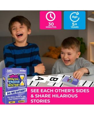 What Would You Choose - Family Card Game for Kids Ages 6-8