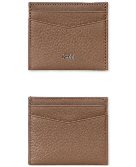 Hugo Boss Men's New Crosstown Leather Credit Card Wallet
