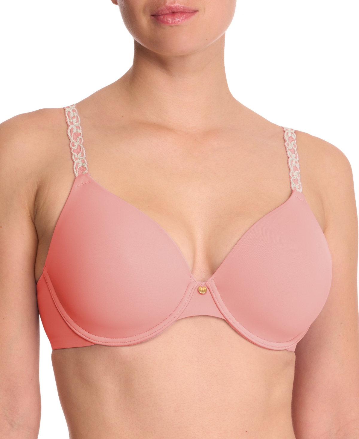 Natori Pure Luxe Underwire T-shirt Bra In Pink