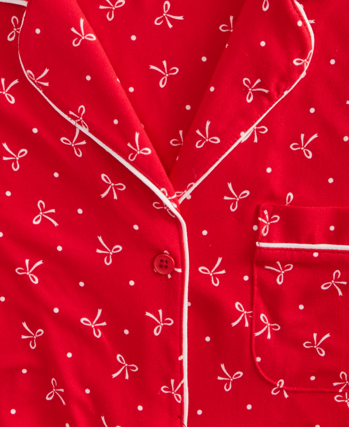 Charter Club Women's Jersey Printed Long Sleeve Sleepshirt In Burgundy