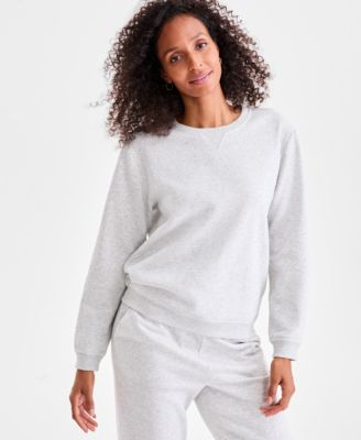 Women's Long-Sleeve Crewneck Sweatshirt, Created for Macy's