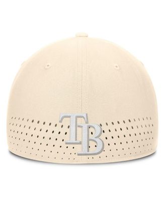 Men's Cream Tampa Bay Rays Rise Performance Flex Hat