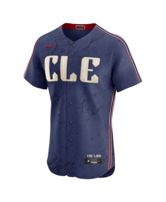 Men's Jos&eacute; Ramírez Navy Cleveland Guardians City Connect Elite Jersey