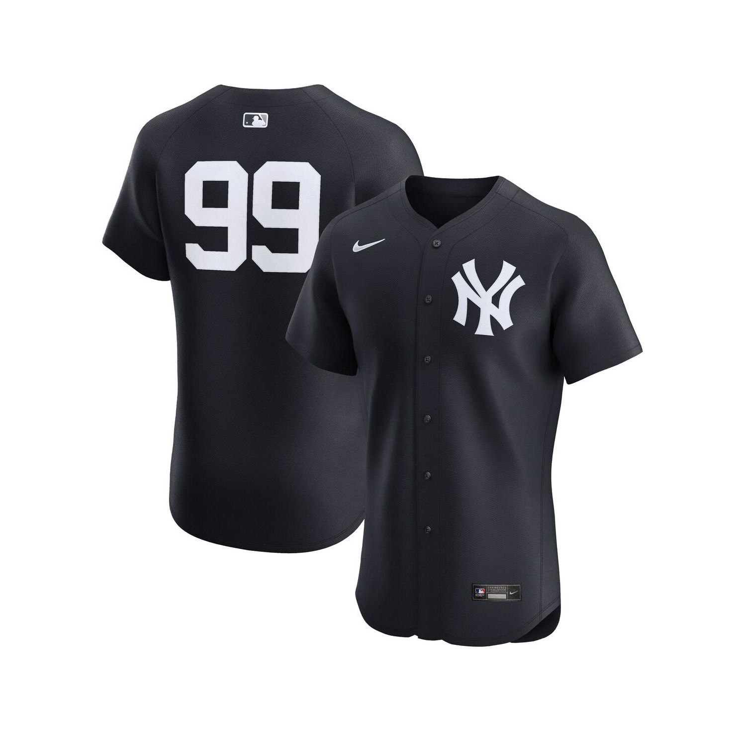 Men's Aaron Judge Navy New York Yankees Alternate 2 Elite Jersey