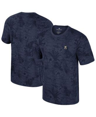 Colosseum - Men's Navy Notre Dame Fighting Irish Floral Printed T-Shirt