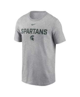 Men's Heather Gray Michigan State Spartans Campus 2-Hit T-Shirt