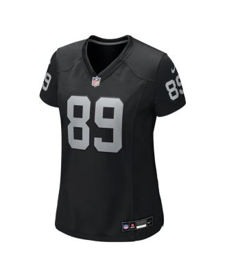 Women's Brock Bowers Black Las Vegas Raiders Team Game Jersey