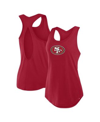 Fanatics - Women's Scarlet San Francisco 49ers Iron Fan Tank Top