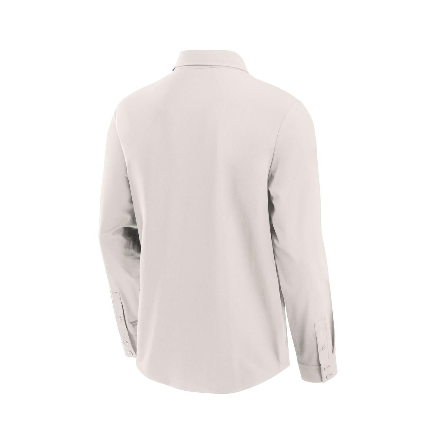 Мужская рубашка Fanatics Cream Buffalo Bills Front Office Long Sleeve Button-Up — фото 2