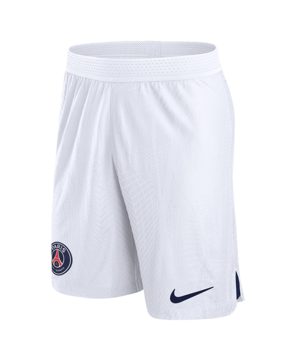 Nike Men's White Paris Saint-germain 2023/24 Away Match Performance Shorts In White