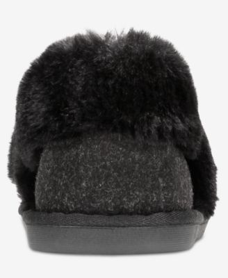 Women's Faux-Fur-Lined Slippers, Macy's Exclusive