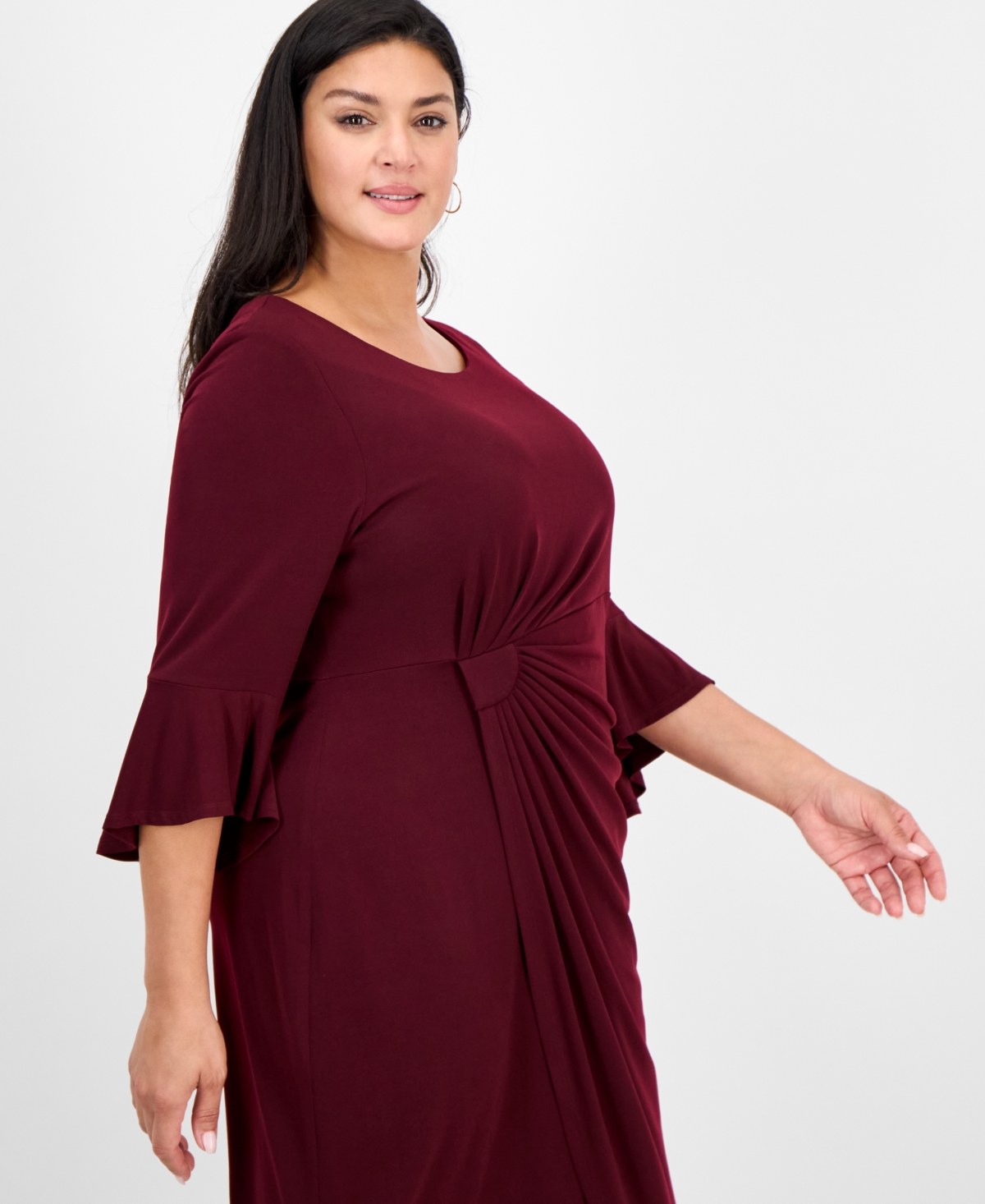Connected Plus Side-Tab Dress
