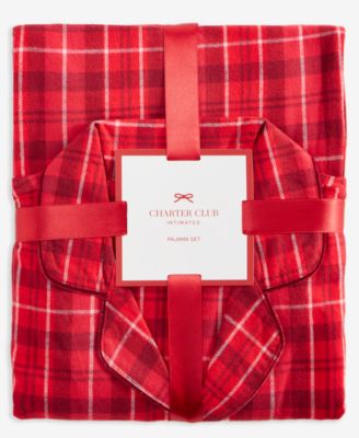 Women's 2-Pc. Cotton Flannel Packaged Pajamas Set, Created for Macy's