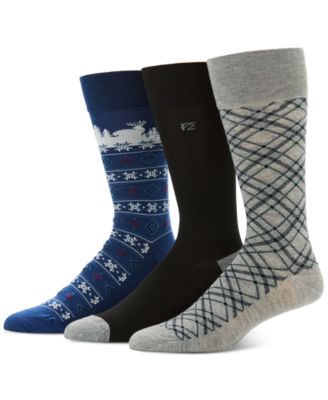 Men's 3pk. Mixed Patterned Socks