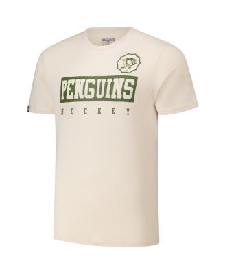 Men's Sidney Crosby Khaki Pittsburgh Penguins 2024 NHL Military Appreciation Richmond Delta Player Name Number T-Shirt