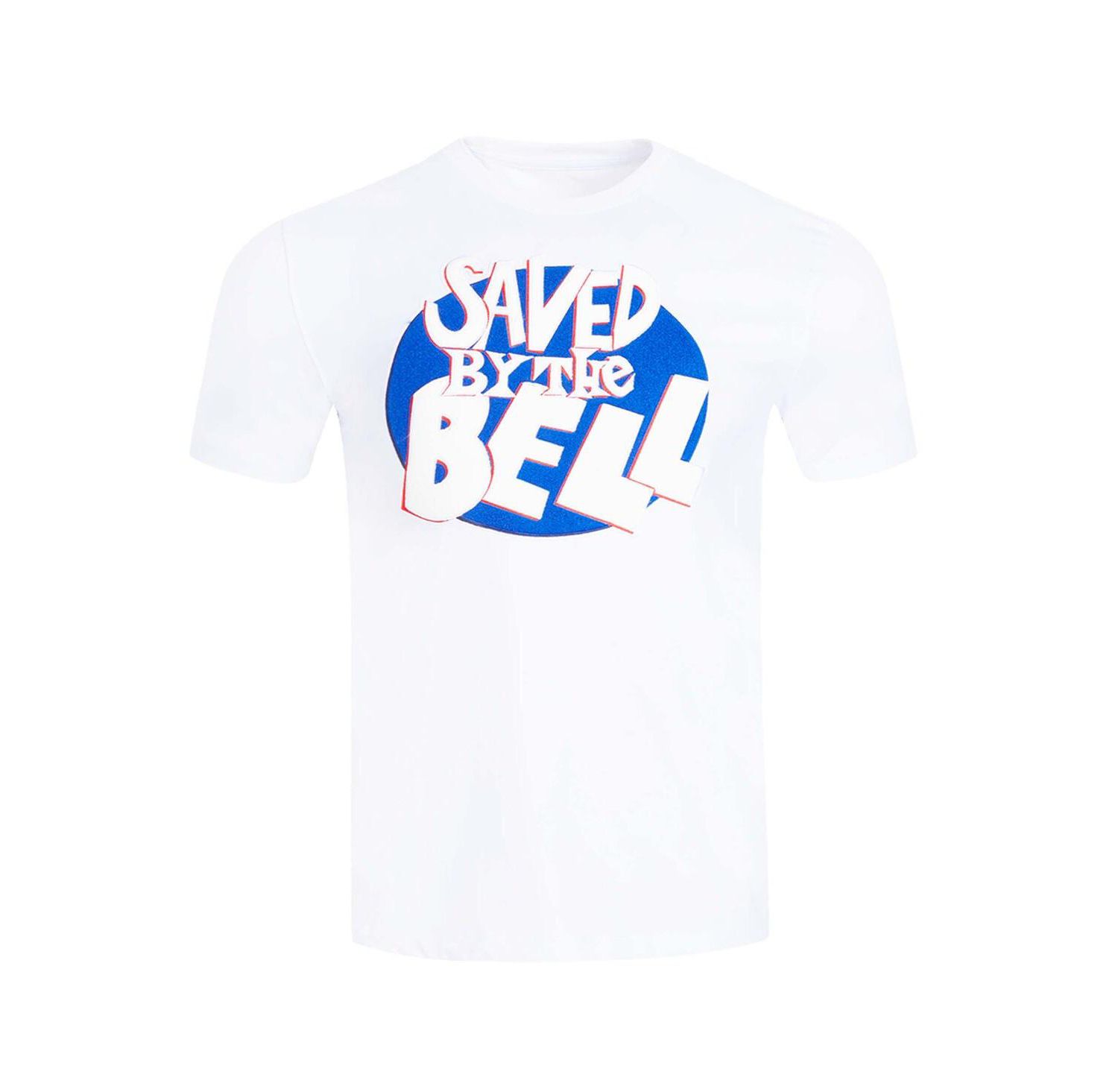 Men's White Saved by the Bell Class Photo T-Shirt