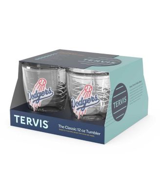 Los Angeles Dodgers 12oz. Emblem Tumbler, Set of 4