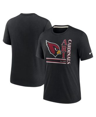 Nike - Men's Black Arizona Cardinals Wordmark Logo Tri-Blend T-Shirt