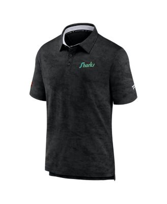 Men's Black San Jose Sharks Special Edition 2.0 Authentic Pro Polo Shirt