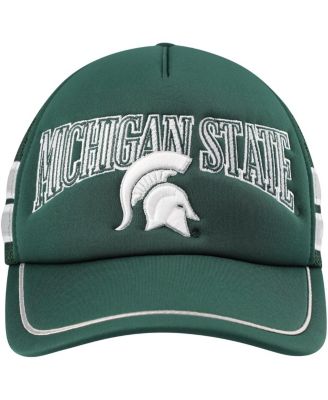 Men's Green Michigan State Spartans Sideband Trucker Adjustable Hat