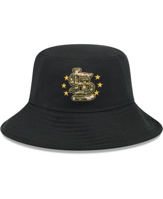 New Era - Men's Black St. Louis Cardinals 2024 Armed Forces Day Bucket Hat