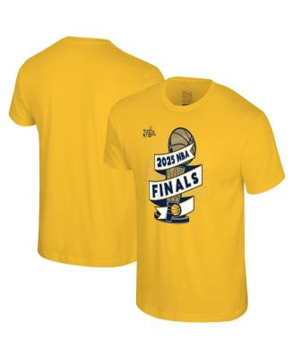Stadium Essentials - Men's and Women's Gold Indiana Pacers 2025 NBA Finals Clutch T-Shirt