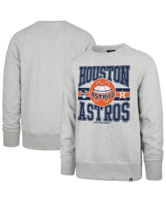 '47 Brand - Men's Gray Houston Astros Letters Headline Pullover Sweatshirt